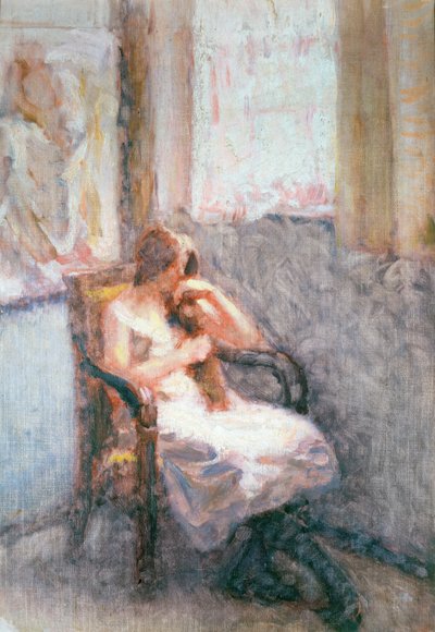 Girl by a Window by Roderic O Conor